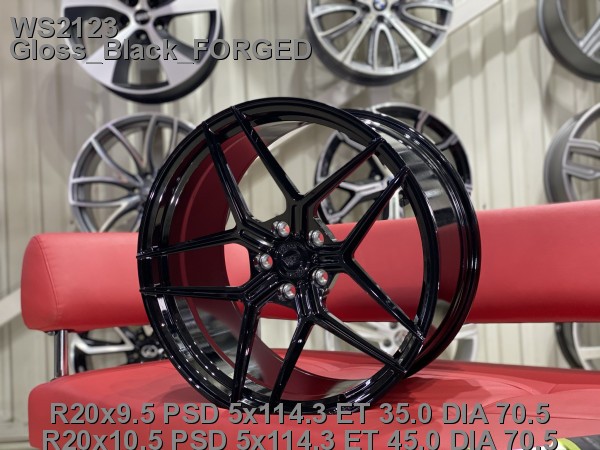 Кованые диски ford mustang R20 разноширокие