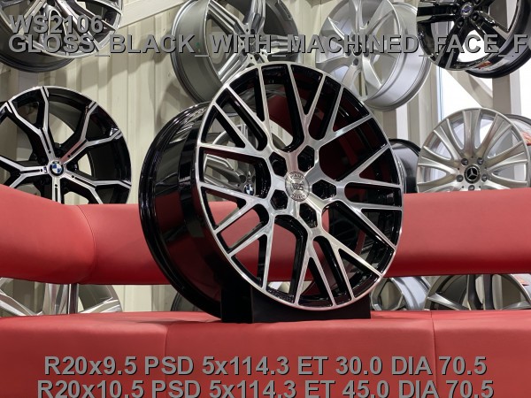 Кованые диски ford mustang R20 разноширокие