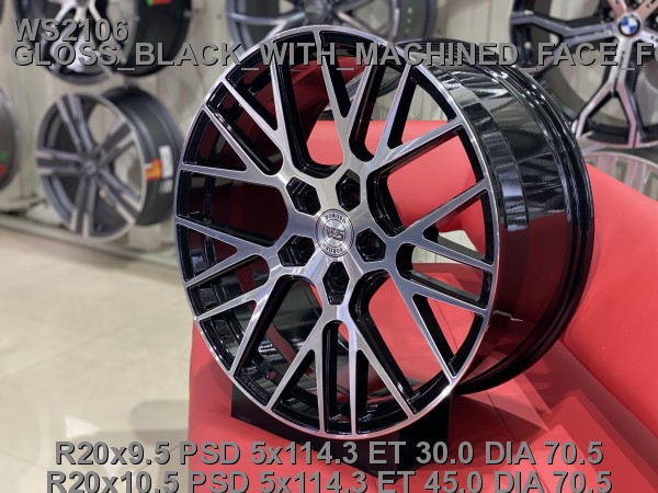 Кованые диски ford mustang R20 разноширокие