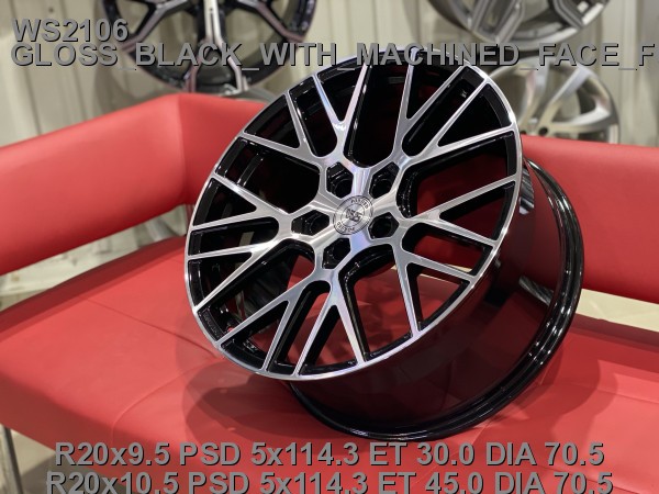 Кованые диски ford mustang R20 разноширокие