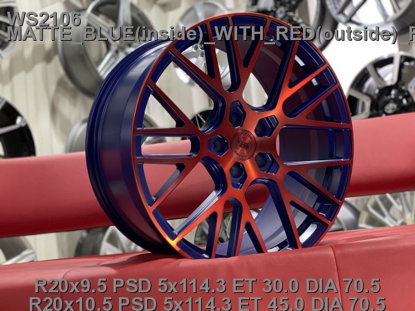 Кованые диски ford mustang R20 разноширокие