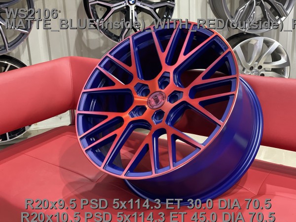 Кованые диски ford mustang R20 разноширокие