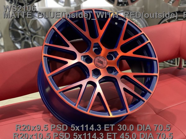 Кованые диски ford mustang R20 разноширокие