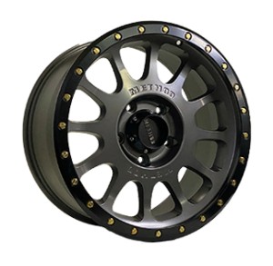 Off Road Wheels OW9095 TITANIUM_WITH_LIP_MATT_BLACK TITANIUM_WITH_LIP_MATT_BLACK