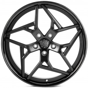 WS FORGED WS-061C SATIN_BLACK_LIP_BRUSHED_GLOSS_BLACK_FORGED SATIN_BLACK_LIP_BRUSHED_GLOSS_BLACK_FORGED