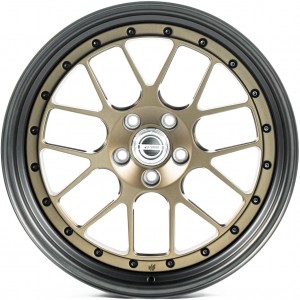 WS FORGED WS-084C SATIN_BRONZE_LIP_BRUSHED_SATIN_BLACK_FORGED SATIN_BRONZE_LIP_BRUSHED_SATIN_BLACK_FORGED