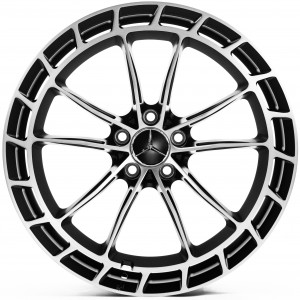 WS FORGED WS-MR008C SATIN_BLACK_BRUSHED_SILVER_FACE_FORGED SATIN_BLACK_BRUSHED_SILVER_FACE_FORGED