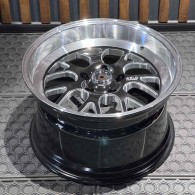 CAST WHEELS CW7009 Black_Machining_Lip_Miling