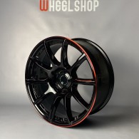 Off Road Wheels OW1012 GLOSSY_BLACK_RED_LINE_RIVA_RED