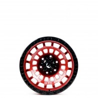 Off Road Wheels OW1025 RED_BLACK_LIP_BLACK_RIVETS