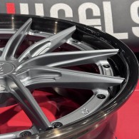 WS FORGED WS-026C SATIN_GREY_LIP_BRUSHED_BLACK_FORGED