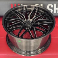 WS FORGED WS-075C SATIN_BLACK_DARK_MACHINED_FACE_LIP_BRUSHED_BLACK_FORGED