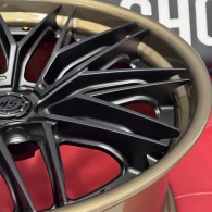 WS FORGED WS-075C SATIN_BLACK_LIP_GLOSS_BRONZE_FORGED