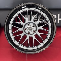 WS FORGED WS-087C SATIN_GRAY_LIP_BRUSHED_GLOSS_BLACK_FORGED