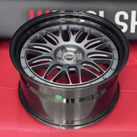 WS FORGED WS-087C SATIN_GRAY_LIP_BRUSHED_GLOSS_BLACK_FORGED