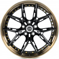 WS FORGED WS-120C GLOSS_BLACK_LIP_BRUSHED_BRONZE_FORGED